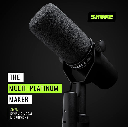 Shure Sm7b - Professional Dynamic Microphone